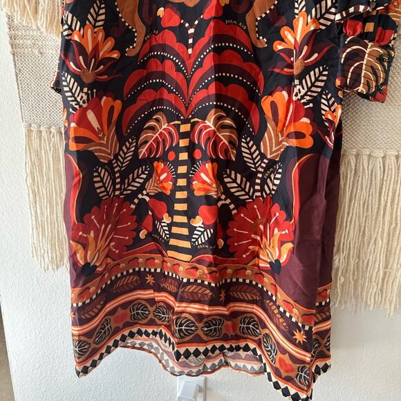 NWT: Farm Rio Nature Beauty Backless Midi Dress - Picture 9 of 12